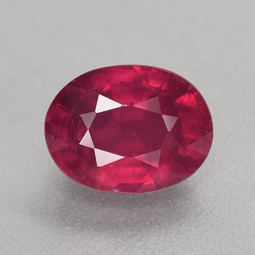 2.1ct Oval Cut Ruby Gemstone 8 x 6.1 mm From Madagascar GemSelect