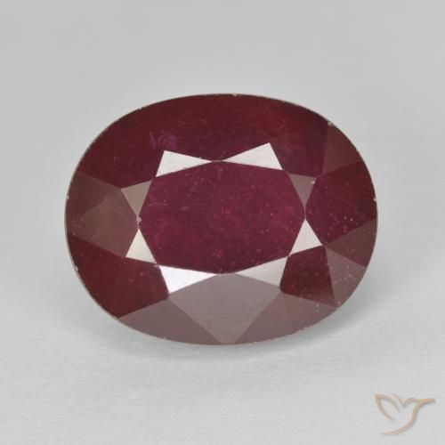 11.50ct Natural Wine Red Ruby, Oval, VS-SI