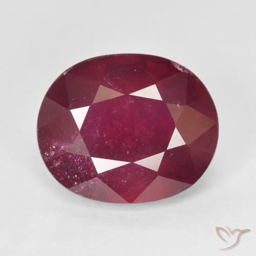 9.32ct Natural Medium Red Ruby, Oval, VS-SI