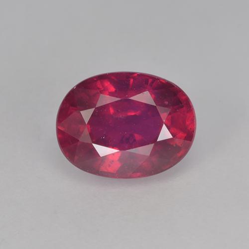 Jam Red Рубин Камень - 2ct Фасетный Овал (ID: 524818)