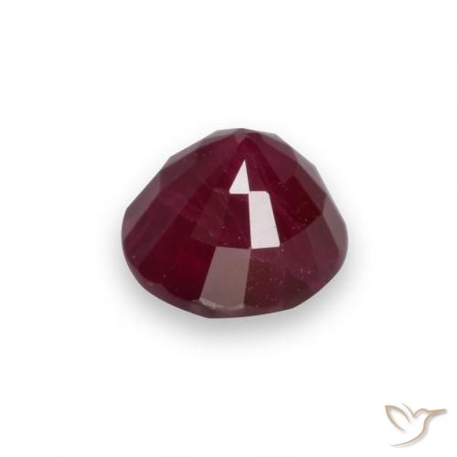 Ruby Gemstone in 5.5 mm (calibrated) Size for Sale, Ruby Stone in Deep Red Color