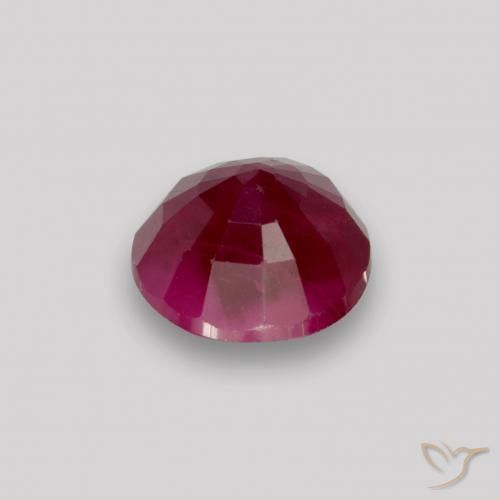 Ruby Gemstone in 5.5 mm (calibrated) Size for Sale, Ruby Stone in Deep Red Color