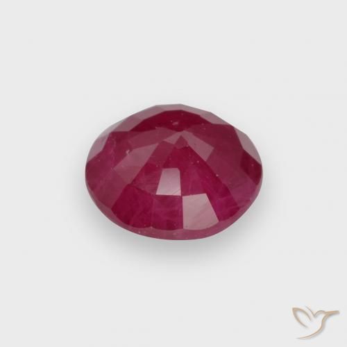 Ruby Gemstone in 5.5 mm (calibrated) Size for Sale, Ruby Stone in Medium Red Color