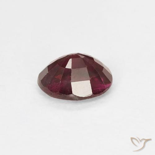 Ruby Gemstone in 5 x 4 mm (calibrated) Size for Sale, Ruby Stone in Bright Red Color