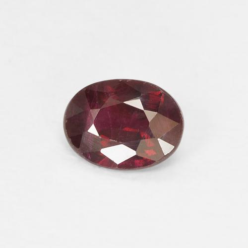 Rubis Rouge sang Ovale 0,4 ct de Birmanie, Dimension 5 x 3,8mm, Pierre gemme naturelle Chauffé, pureté vs-si, 1 pièce Rubis oval facet, dureté de Mohs de 9 convient aux bijoux de tous les jours, pierre de sagesse, Pierre du zodiaque Capricorne, Photo A