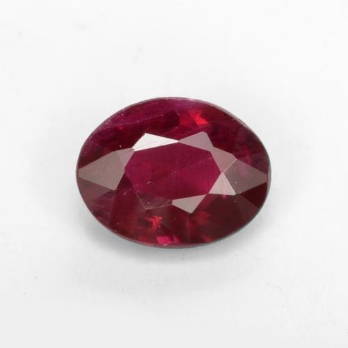 Темно-красный Рубин Камень - 0.4ct Фасетный Овал (ID: 538981)