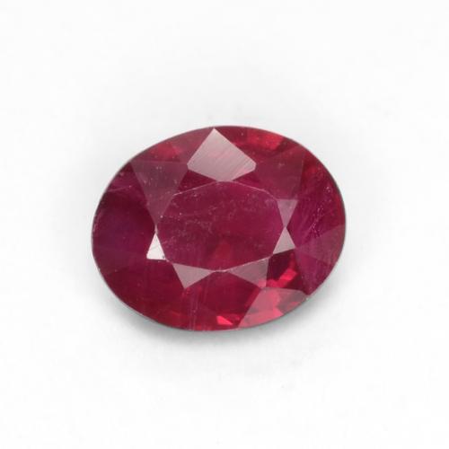 Rojo mermelada Rubí Gema - 0.4ct Forma ovalada (ID: 538983)