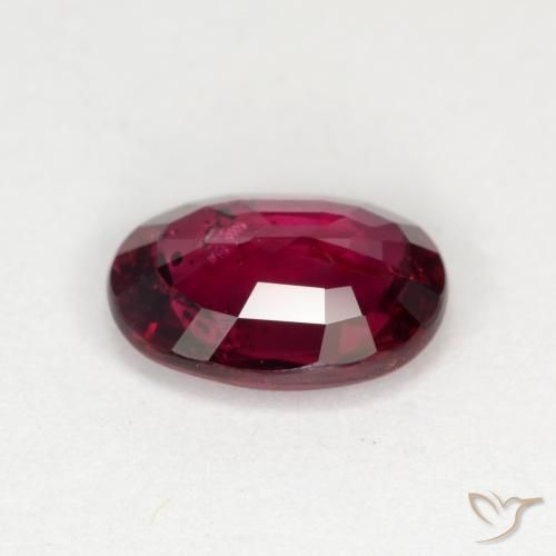 With Certifcate 15.00 Cts //4 Pcs Natural Mozambique Red Ruby Oval Faceted Gems 