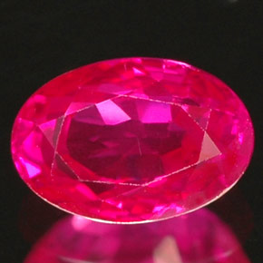 1.03 ct Red Ruby Gemstone, Ruby Gem in Oval Facet Shape for Sale.