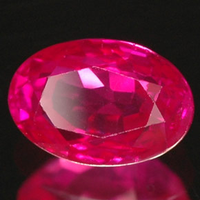 1.03 ct Red Ruby Stone, Natural Ruby in Oval Facet Shape for Sale