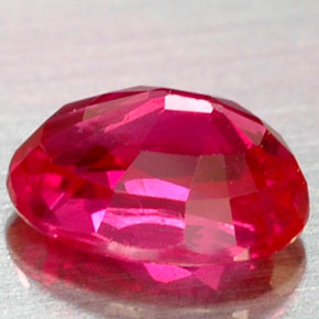 Ruby Gemstone in 6.7 x 4.6 mm Size for Sale, Ruby Stone in Red Pink Color