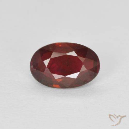 0.46ct Natural Bright Red Ruby, Oval, VS-SI