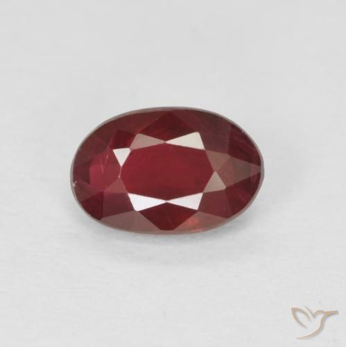 0,59 ct Rubin-Edelstein im Ovalschliff, 6 x 4 mm, Aus Myanmar