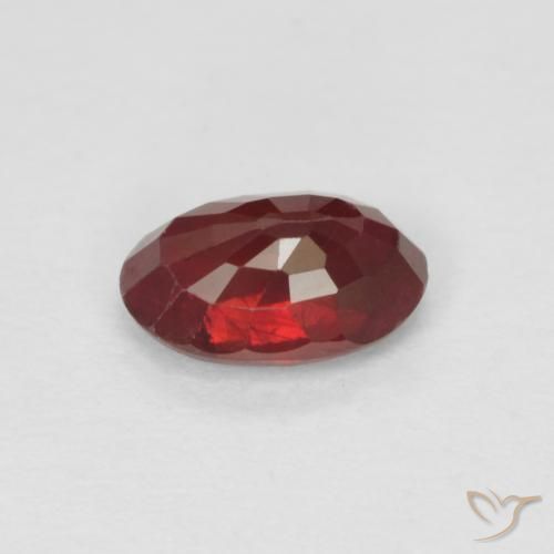 Ruby Gemstone in 6 x 4 mm (calibrated) Size for Sale, Ruby Stone in Blood Red Color