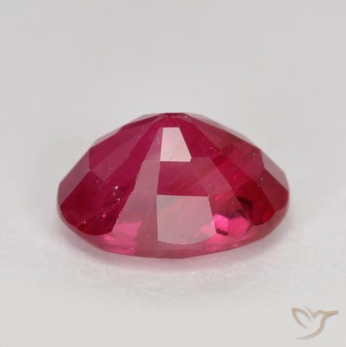 Ruby Gemstone in 7 x 5 mm (calibrated) Size for Sale, Ruby Stone in Jam Red Color
