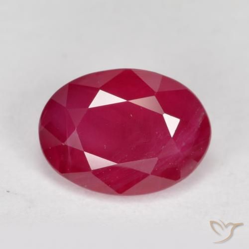 1.15ct Natural Jam Red Ruby, Oval, VS-SI