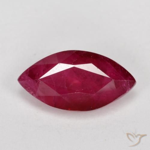 1.08ct Natural Deep Red Ruby, Marquise, VS-SI