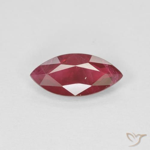 1.08ct Natural Deep Red Ruby, Marquise, VS-SI