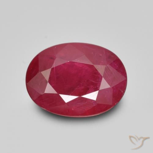 1.12ct Natural Jam Red Ruby, Oval, VS-SI