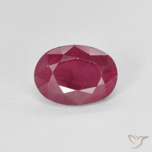 1.10ct Natural Wine Red Ruby, Oval, VS-SI
