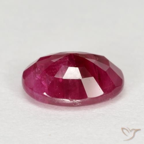 Ruby Gemstone in 7 x 5 mm (calibrated) Size for Sale, Ruby Stone in Blood Red Color