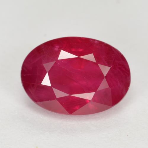 Rojo mermelada Rubí Gema - 1.2ct Forma ovalada (ID: 569716)