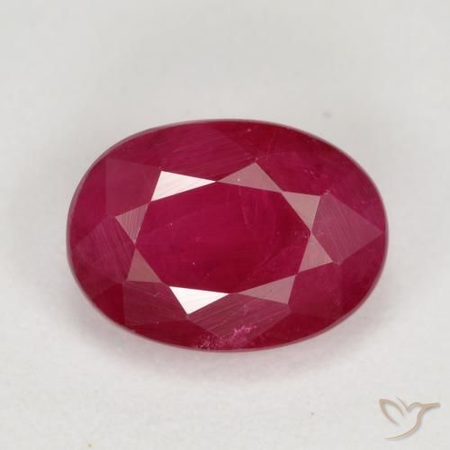 1.16ct Natural Deep Crimson Ruby, Oval, VS-SI