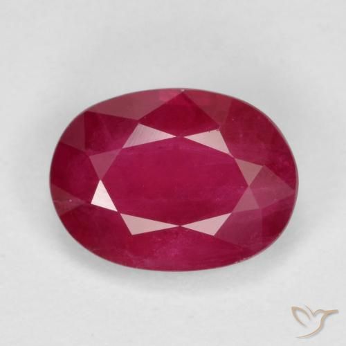 1.08ct Natural Jam Red Ruby, Oval, VS-SI