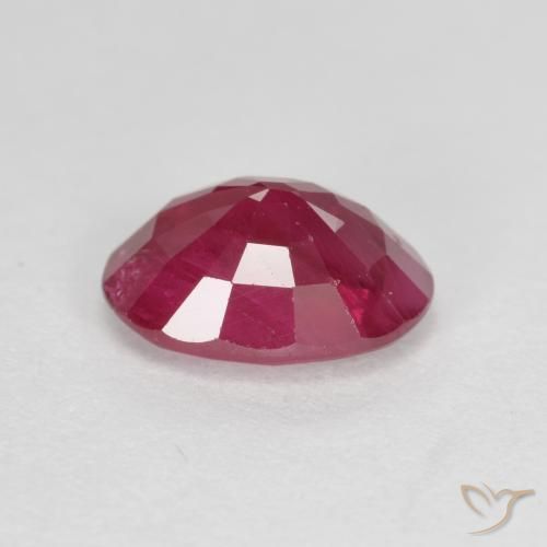 Ruby Gemstone in 7 x 5 mm (calibrated) Size for Sale, Ruby Stone in Blood Red Color