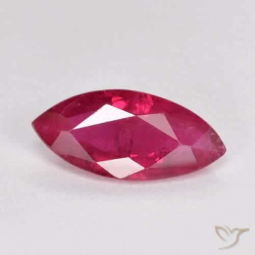 1.03ct Natural Light Red Ruby, Marquise, SI