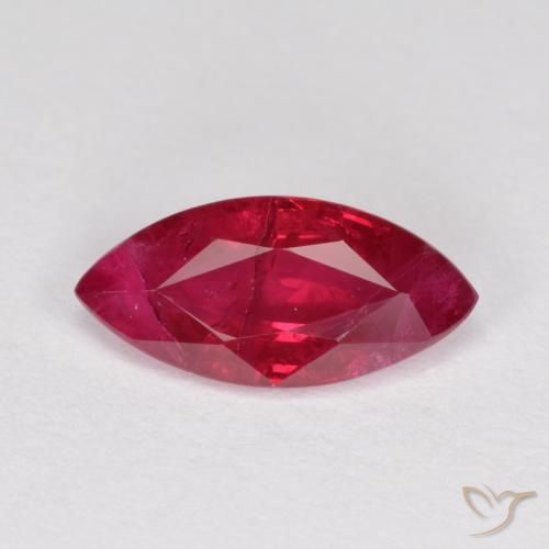 1.17ct Natural Jam Red Ruby, Marquise, SI