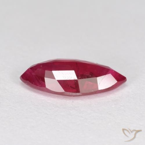 Ruby Gemstone in 10 x 4.8 mm Size for Sale, Ruby Stone in Jam Red Color