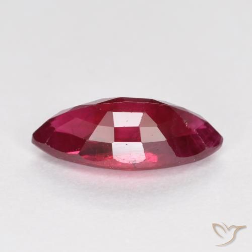 Ruby Gemstone in 9.1 x 4.1 mm Size for Sale, Ruby Stone in Blood Red Color