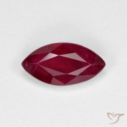 1.06ct Natural Deep Red Ruby, Marquise, VS-SI