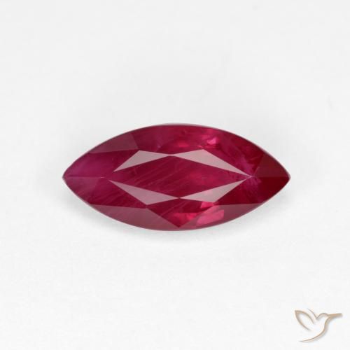 1.10ct Natural Dark Red Ruby, Marquise, VS-SI