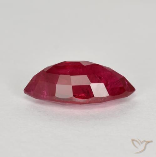Ruby Gemstone in 8.8 x 4.2 mm Size for Sale, Ruby Stone in Deep Red Color