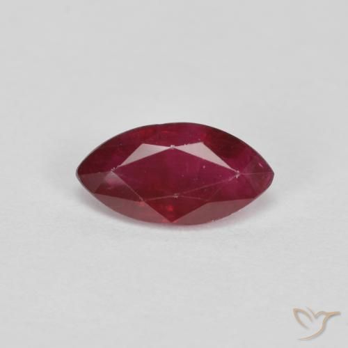 0.94ct Natural Deep Red Ruby, Marquise, VS-SI