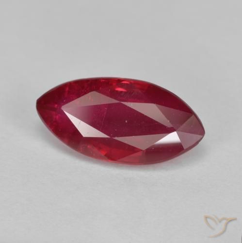 1.89ct Natural Jam Red Ruby, Marquise, VS-SI