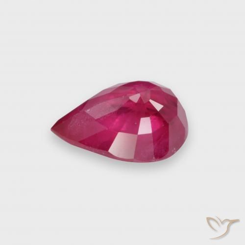 Ruby Gemstone in 8.4 x 7.2 mm Size for Sale, Ruby Stone in Medium Red Color