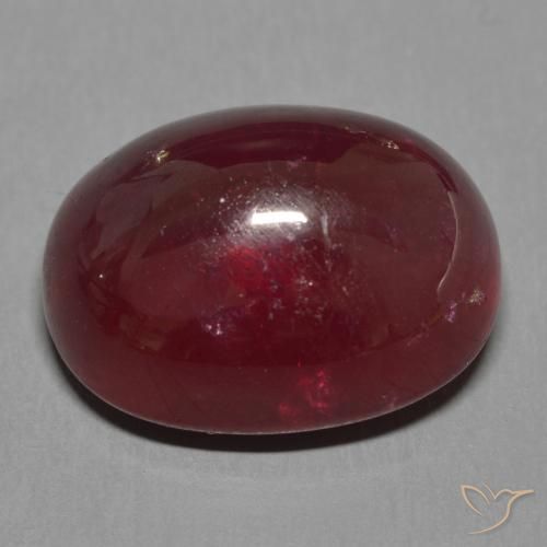 Ruby Gemstone in 16 x 12 mm (calibrated) Size for Sale, Ruby Stone in Dark Red Color