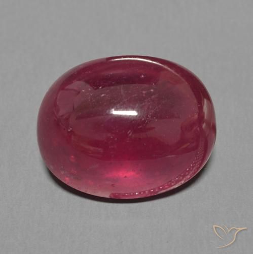 12.04 ct Red Ruby Gemstone, Ruby Gem in Oval Cabochon Shape for Sale.