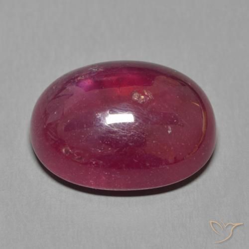 Ruby Gemstone in 16 x 12 mm (calibrated) Size for Sale, Ruby Stone in Deep Red Color