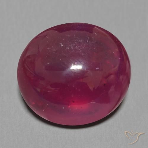 15.49ct Natural Wine Red Ruby, Oval, Translucent