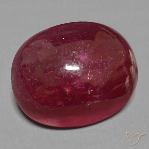 29.19 ct Red Ruby Stone, Natural Ruby in Oval Cabochon Shape for Sale