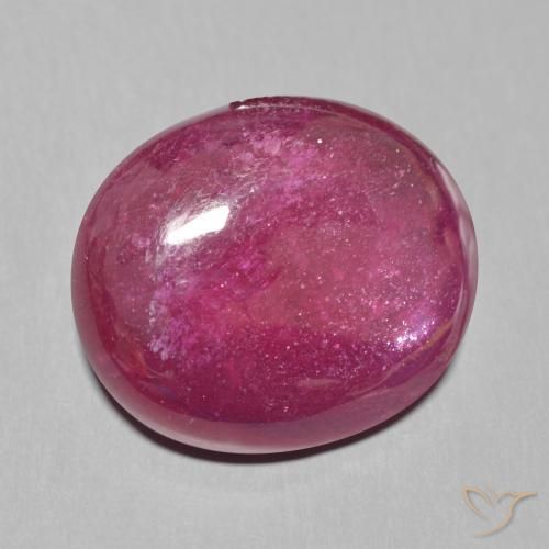 16.22ct Natural Deep Wine Red Ruby, Oval, Translucent