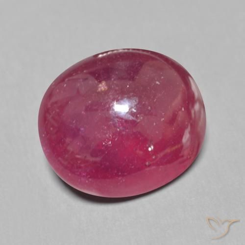 11.05 ct Red Ruby Stone, Natural Ruby in Oval Cabochon Shape for Sale
