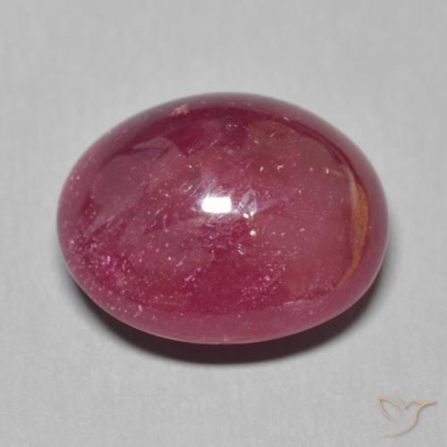 Ruby Gemstone in 13 x 11 mm (calibrated) Size for Sale, Ruby Stone in Dark Red Color