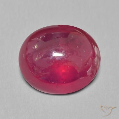 9.88ct Natural Deep Red Ruby, Oval, Translucent