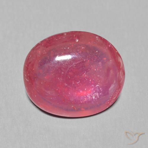 6.72ct Natural Deep Red Ruby, Oval, Translucent
