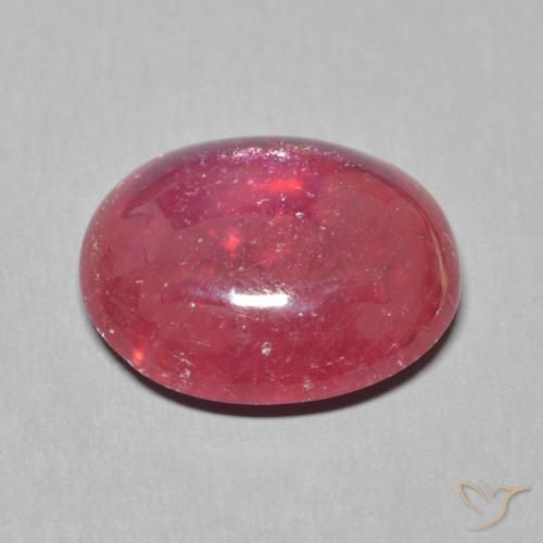 Ruby Gemstone in 13 x 11 mm (calibrated) Size for Sale, Ruby Stone in Deep Red Color